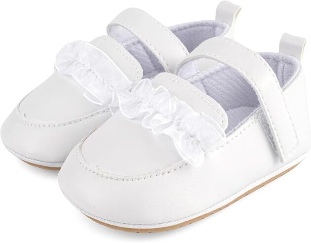 Baby Girls Mary Jane Shoes Bowknot First Walking Shoes Princess Soft PU Leather Party Shoes for Newborn Infants Prewalker - Image 3
