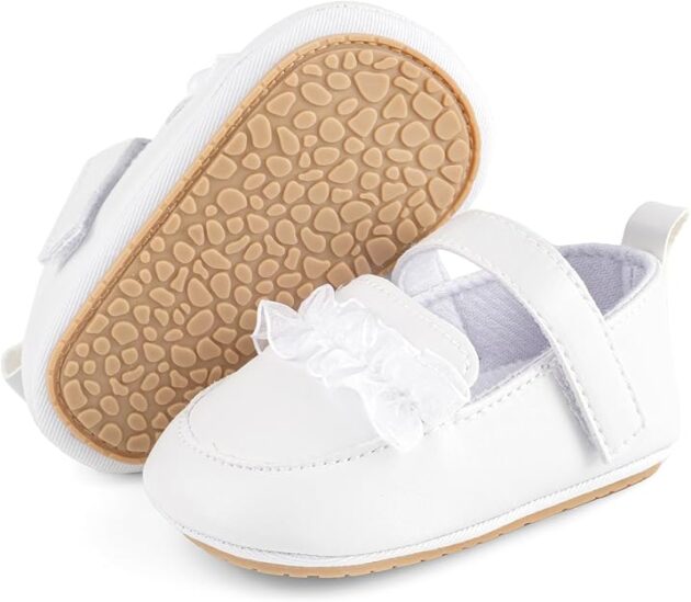 Baby Girls Mary Jane Shoes Bowknot First Walking Shoes Princess Soft PU Leather Party Shoes for Newborn Infants Prewalker - Image 5